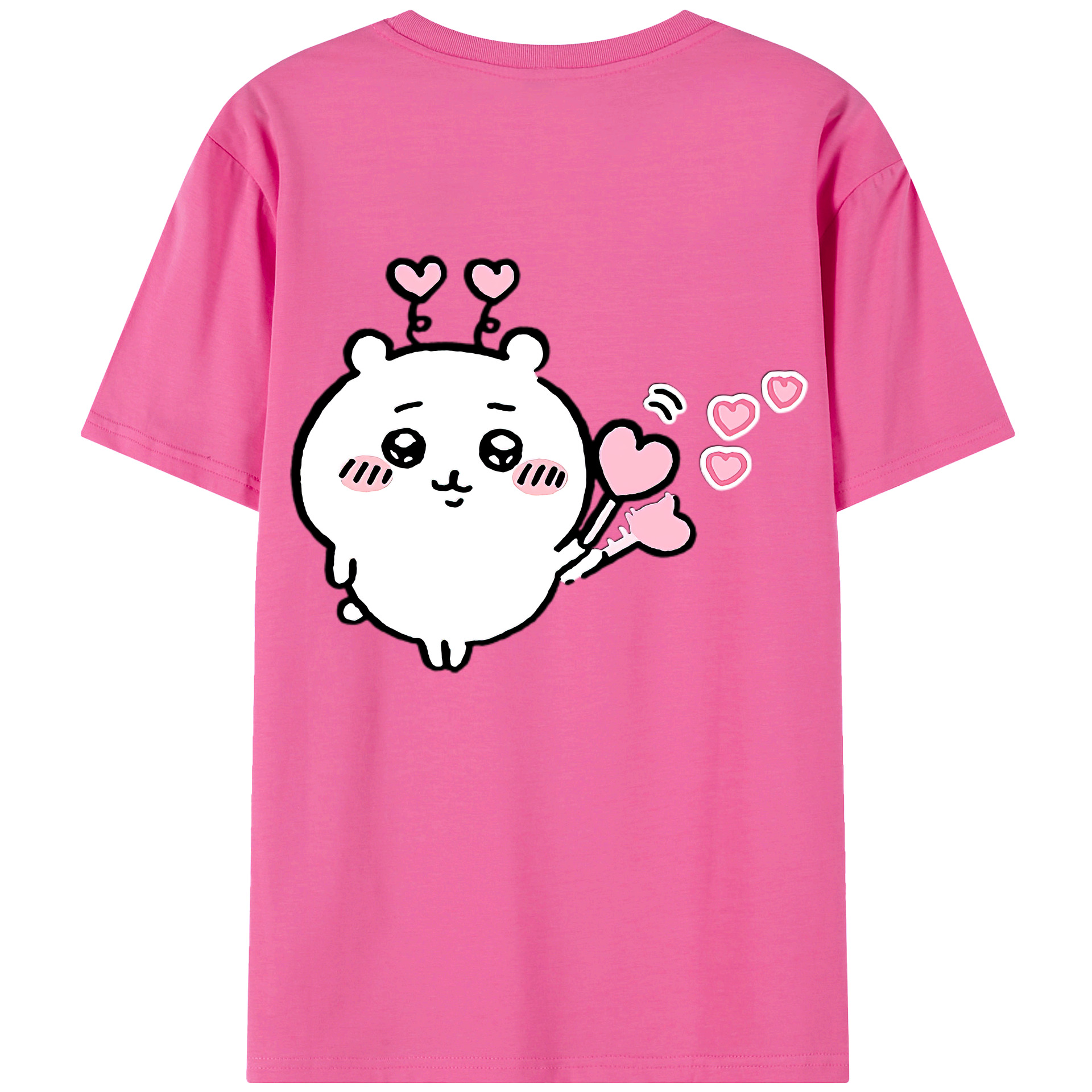 （画像用） ちいかわ ちいかわ Chii-kawa chiikawa レディース半袖Tシャツ(バックプリント)